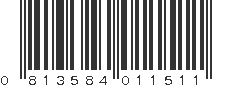 UPC 813584011511