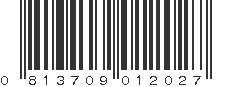 UPC 813709012027