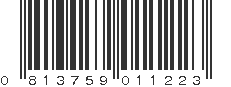 UPC 813759011223