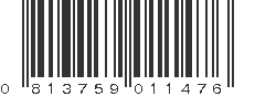 UPC 813759011476