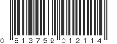 UPC 813759012114