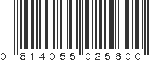 UPC 814055025600