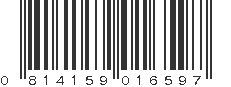 UPC 814159016597