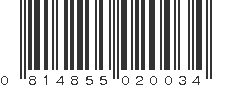 UPC 814855020034