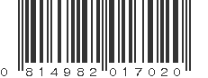 UPC 814982017020