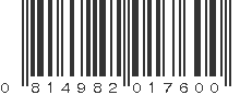 UPC 814982017600