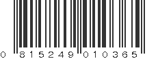 UPC 815249010365