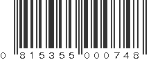 UPC 815355000748