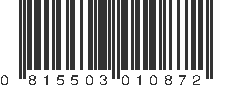 UPC 815503010872