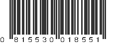 UPC 815530018551