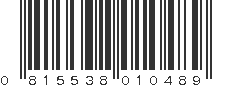 UPC 815538010489