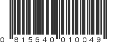 UPC 815640010049