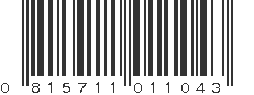 UPC 815711011043