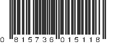 UPC 815736015118