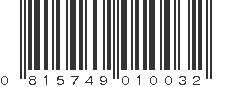 UPC 815749010032