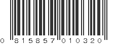 UPC 815857010320