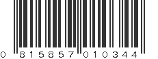 UPC 815857010344