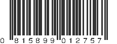 UPC 815899012757