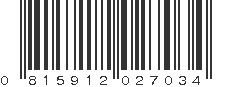 UPC 815912027034