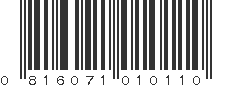 UPC 816071010110