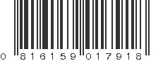UPC 816159017918
