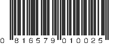 UPC 816579010025