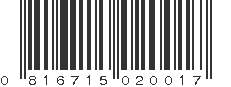 UPC 816715020017