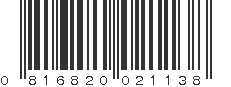 UPC 816820021138