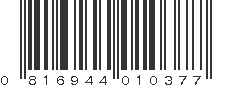 UPC 816944010377