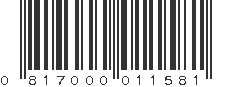 UPC 817000011581