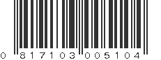 UPC 817103005104