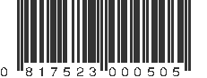 UPC 817523000505