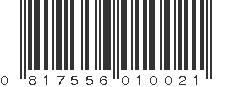 UPC 817556010021