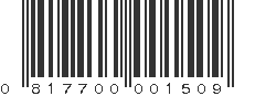 UPC 817700001509