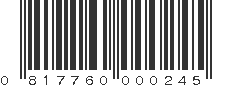 UPC 817760000245