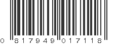 UPC 817949017118