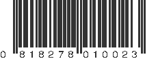 UPC 818278010023