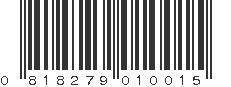 UPC 818279010015