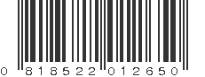 UPC 818522012650