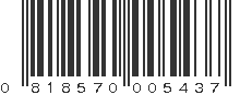 UPC 818570005437