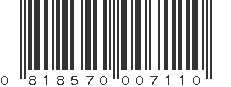 UPC 818570007110