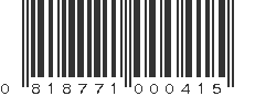 UPC 818771000415