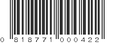 UPC 818771000422