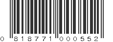 UPC 818771000552