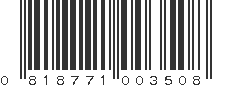 UPC 818771003508