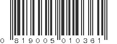 UPC 819005010361