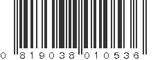 UPC 819038010536