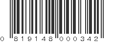 UPC 819148000342