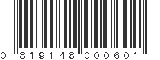 UPC 819148000601