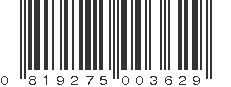 UPC 819275003629